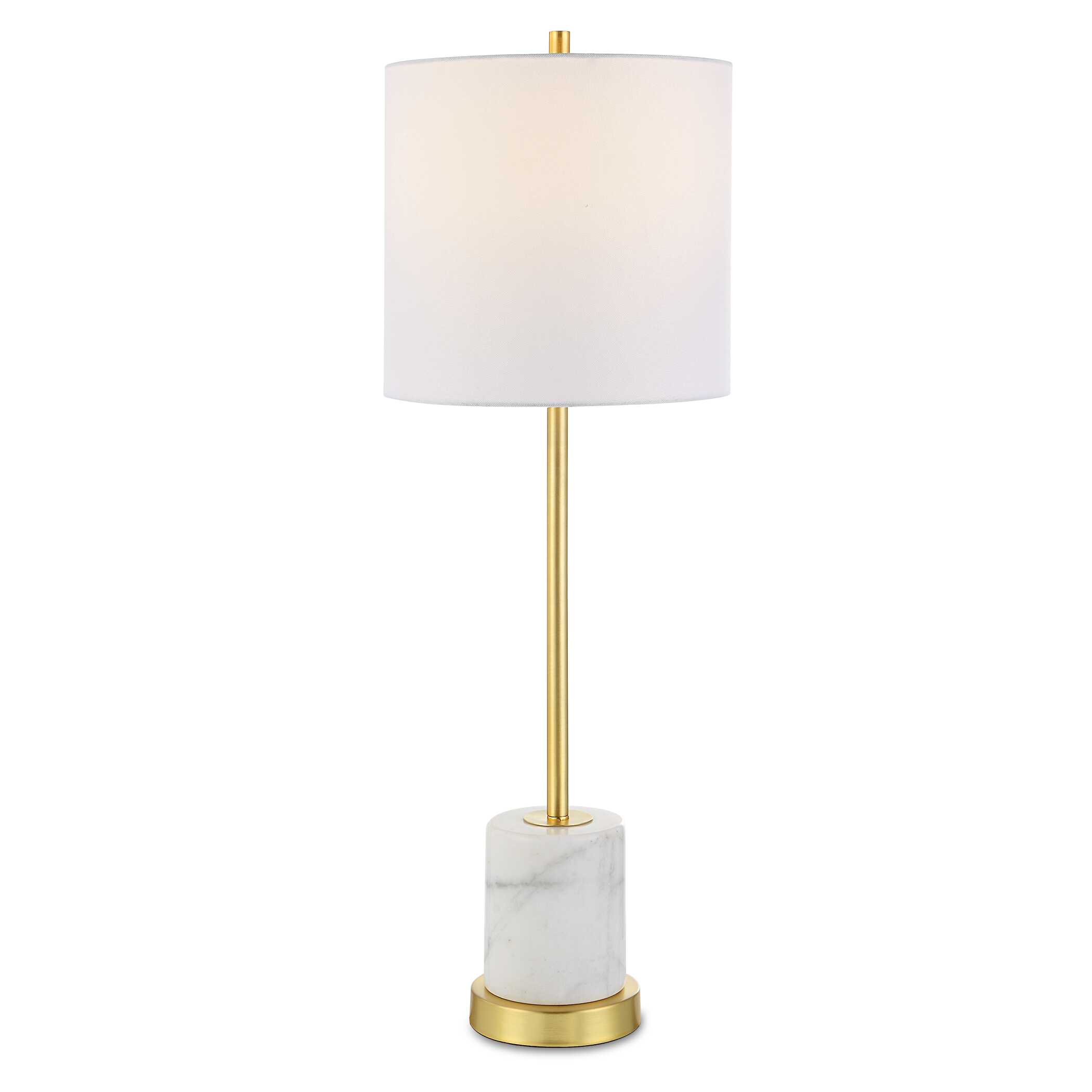Turret Gold Buffet Lamp large image 
