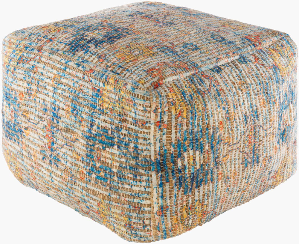 Coventry Pouf, Ottoman by Surya, 20" width x 14" height