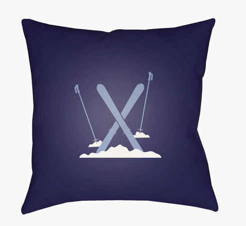 Ski Accent Pillow