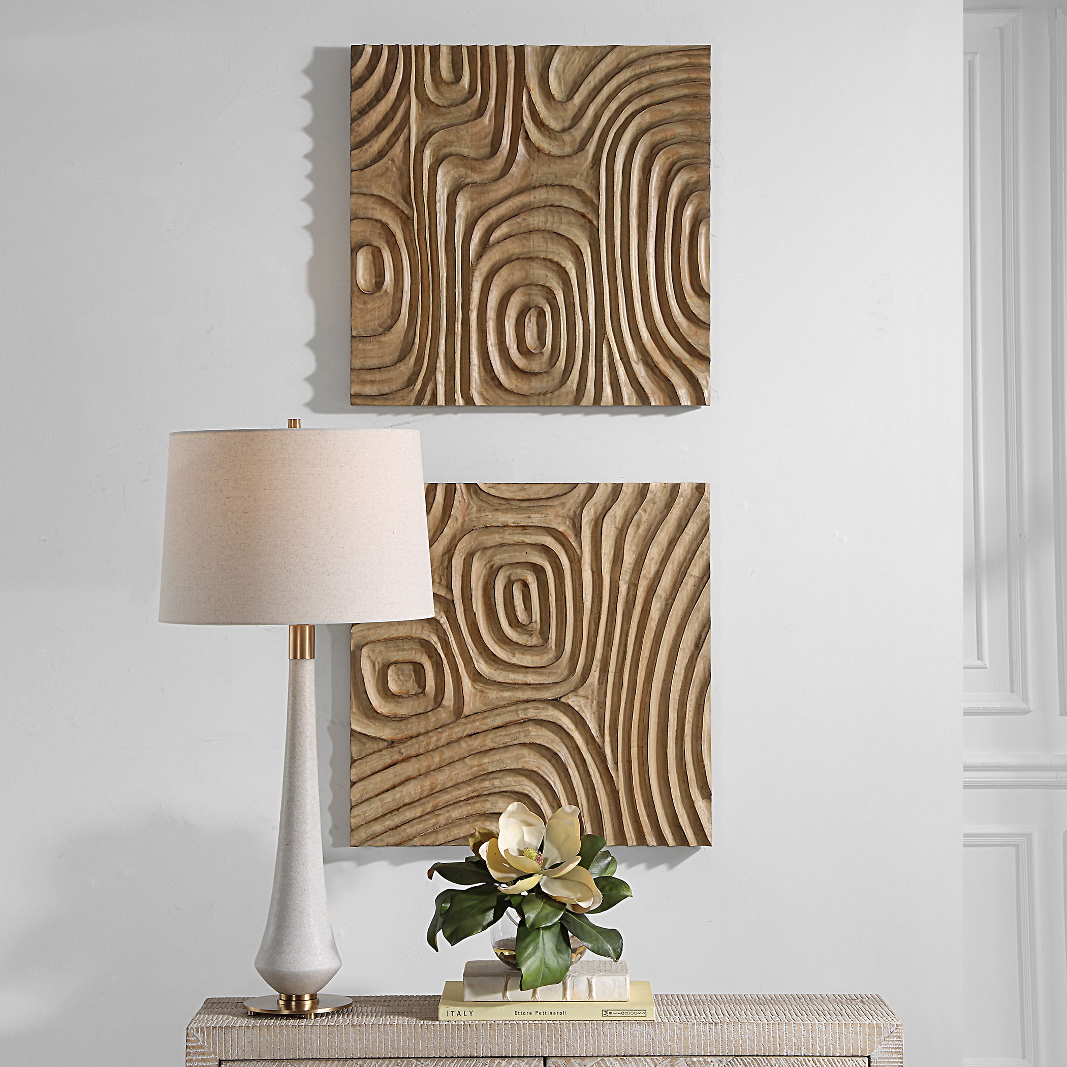 Channels Wood Wall Decor large image 