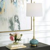 Kaimana Aged Blue Buffet Lamp thumbnail 1