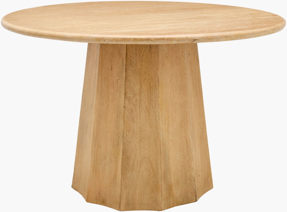 Linus Dining Table, by Surya, 47" width x 30" height