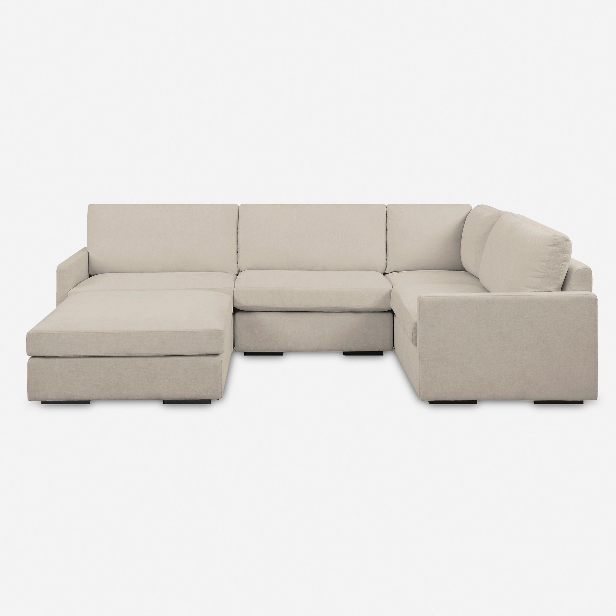 Refuge Armless Sand Sofa large image 