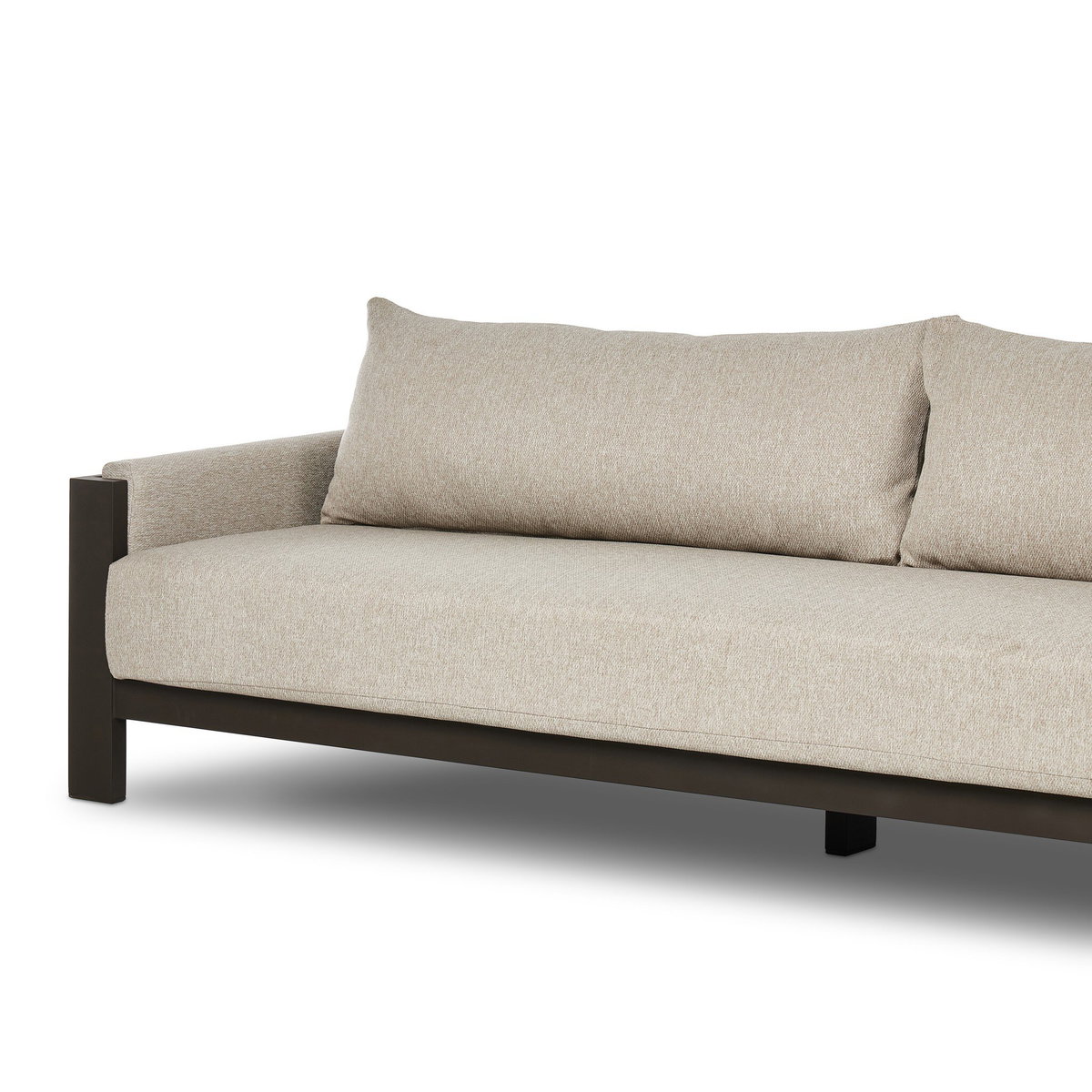 Chapman Outdoor Metal Sofa-106', Outdoor Sofa by Four Hands, 8'10" width x 2'8" height x 3'1" depth View 11