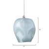 Dimpled Glass Pendant Large In Glass, by Jamie Young, 9" width x 12" height x 9" depth thumbnail 7