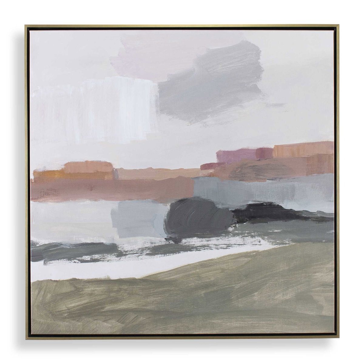 Westward Framed Landscape Art, Painting by Uttermost, 41.5" width x 41.5" height x 2" depth View 1