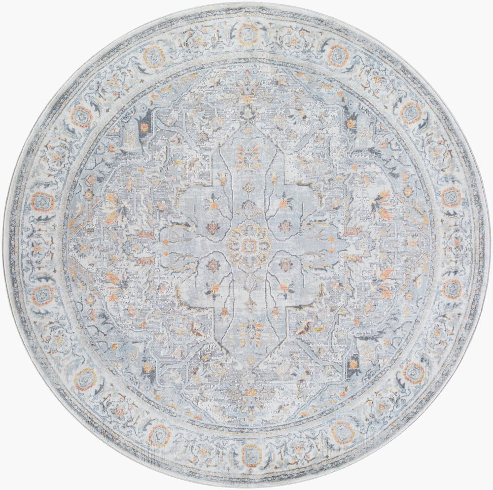 Hassler Machine Woven Rug, by Surya, 6'6.74" length x 6'6.74" width