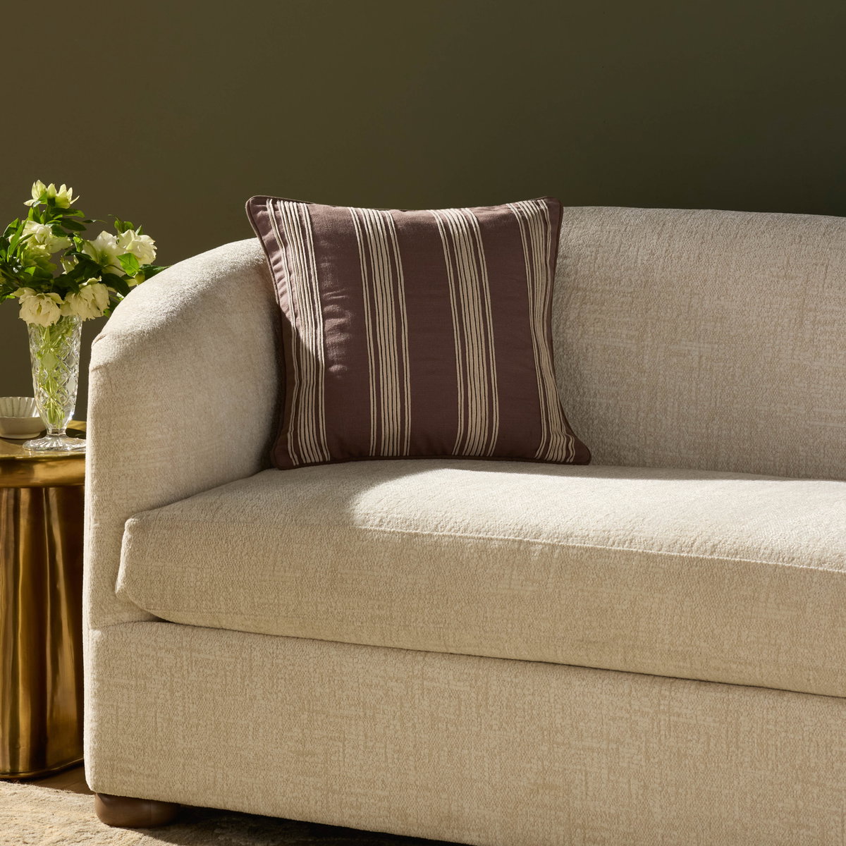 Chris Loves Julia x Loloi Verona Pillow, Decorative Pillow, 18" length x 18" width View 2