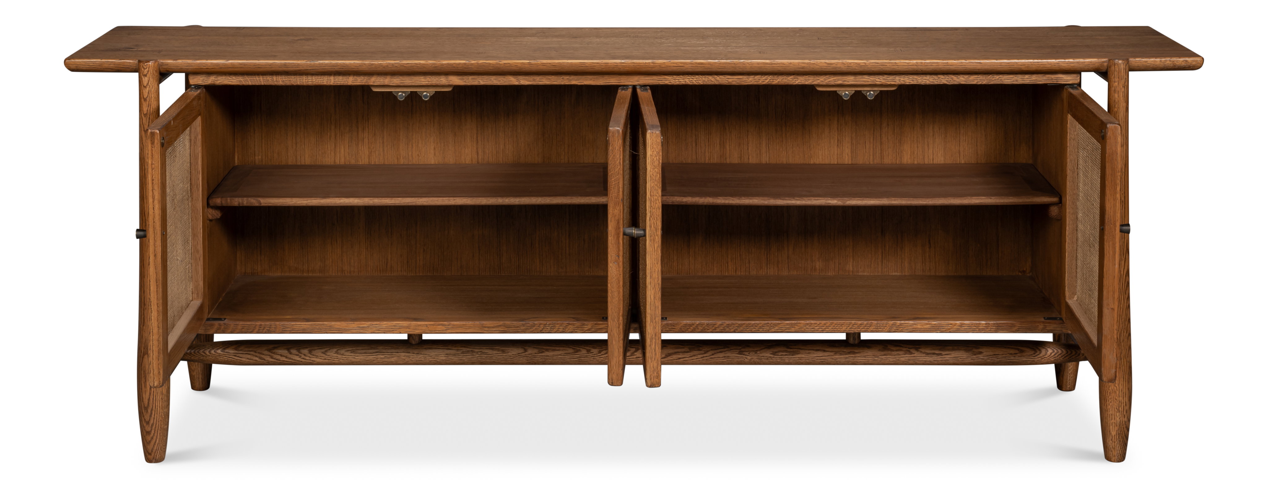 Nido Sideboard, 4 Doors, Cabinets & Sideboard by Sarreid, 85" length x 19" width x 30" height View 9