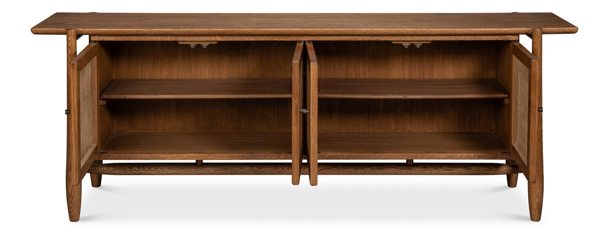 Nido Sideboard  4 Doors, by Sarreid, 1'7" length x 7'1" width x 2'6" height View 9