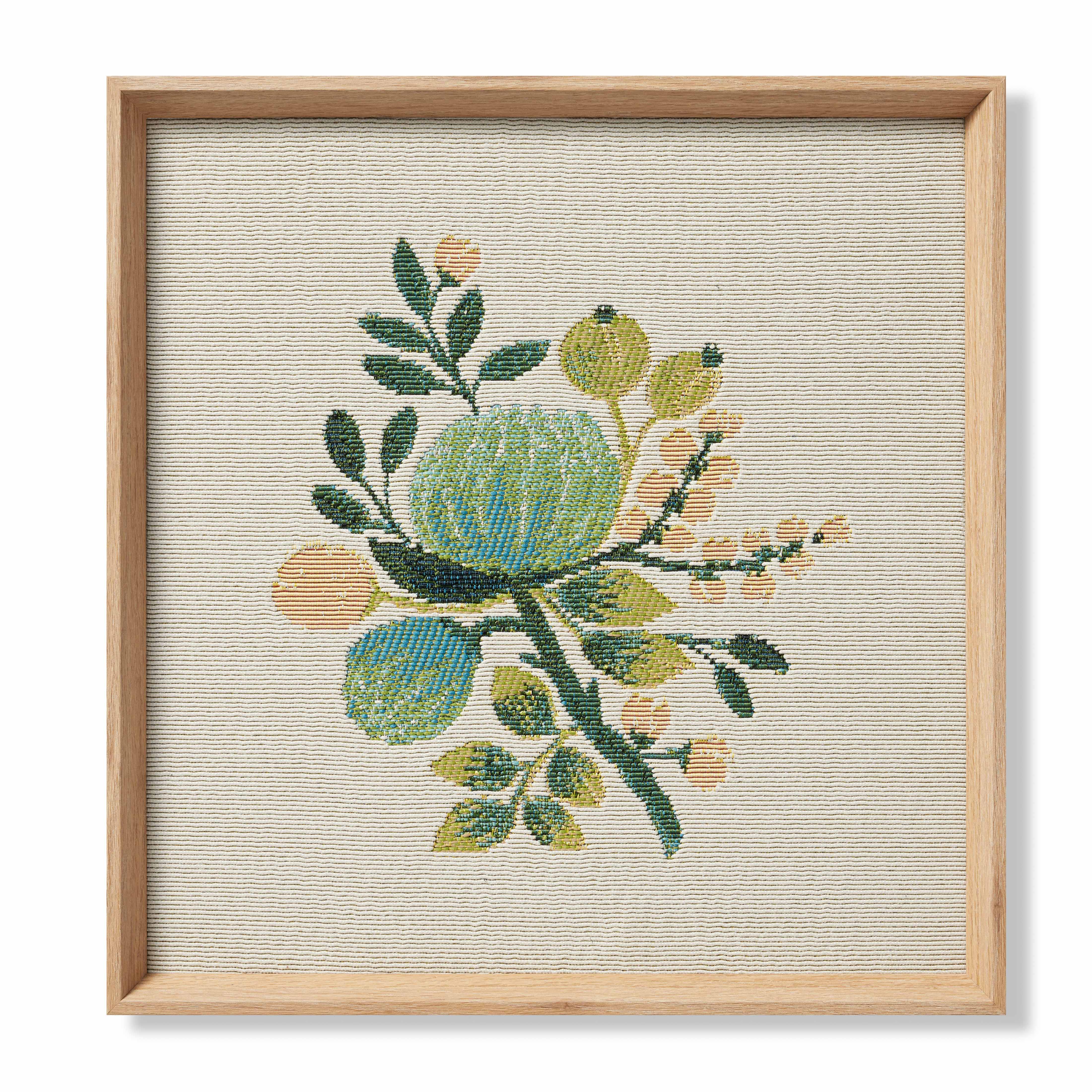 Rifle Paper Co. x Loloi Blue Botanical Wall Art large image 