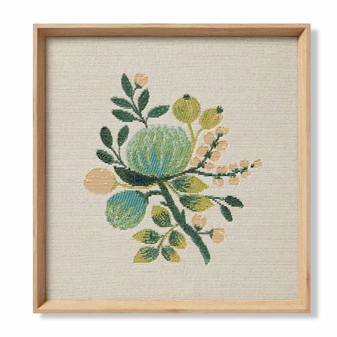 Rifle Paper Co. x Loloi Blue Botanical Wall Art