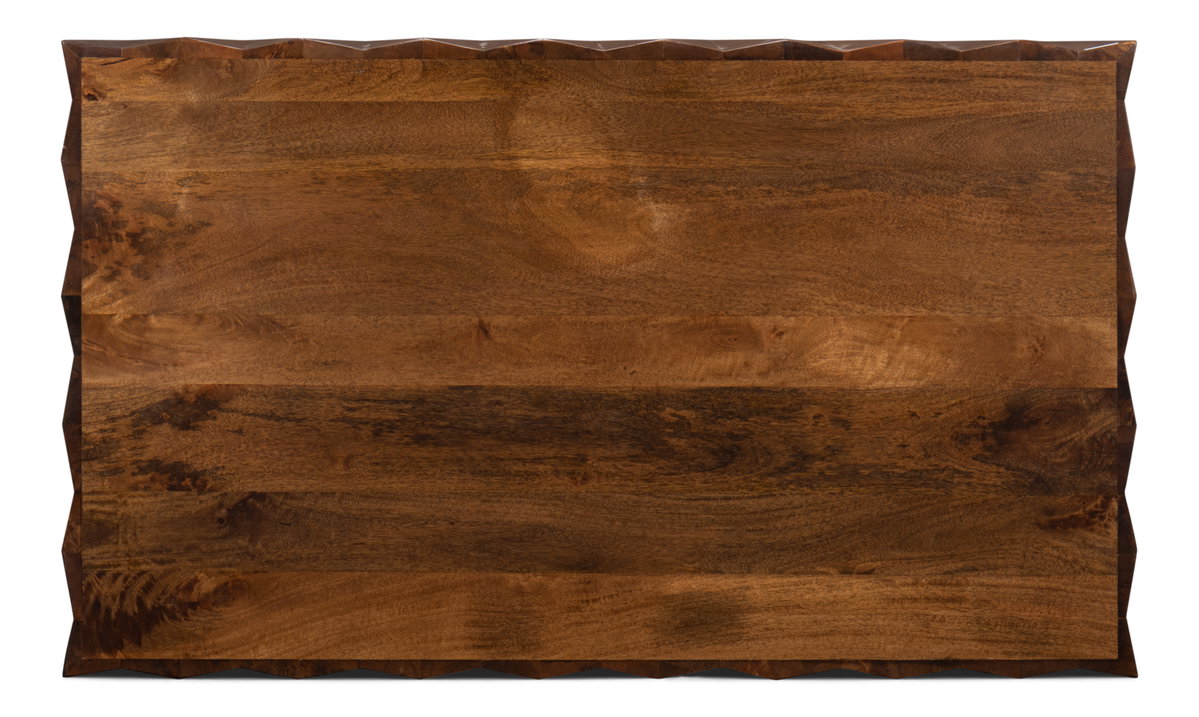 Denali Rectangle Cocktail Table, by Sarreid, 2'8" length x 4'6" width x 1'6" height View 11