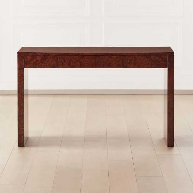 Online Designer Combined Living/Dining Runway Burlwood Desk