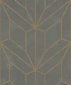 Hammered Diamond Inlay Grey & Wood Wallpaper thumbnail 0