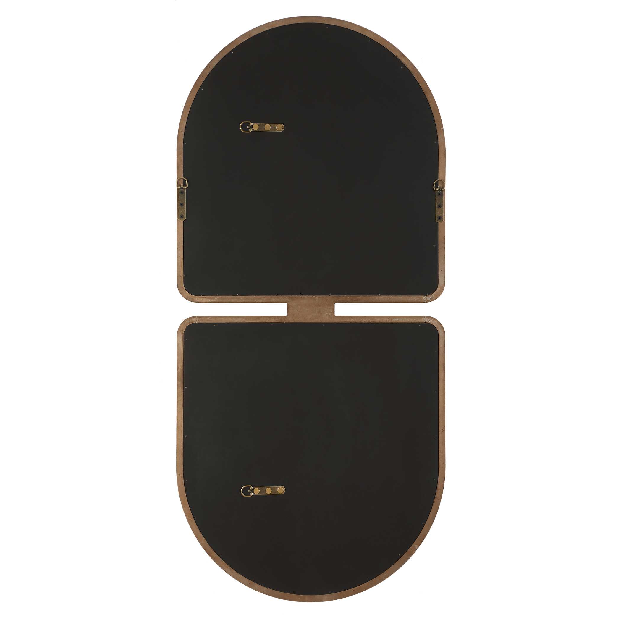 Jacques Art Deco Gold Mirror, by Uttermost, 22" width x 47.5" height x 1.5" depth View 6