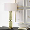 Mirah Olive Glass Table Lamp thumbnail 1