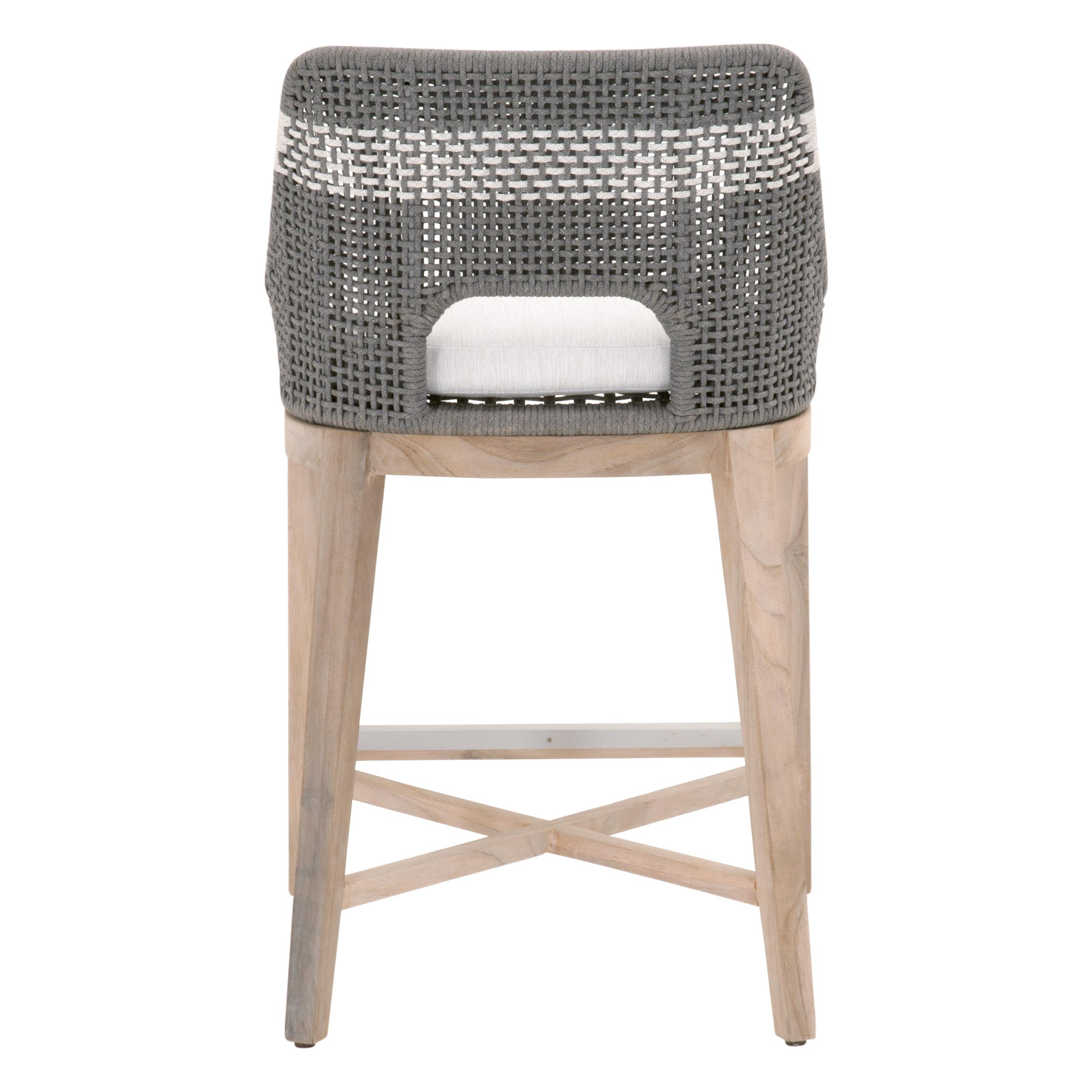 Tapestry Outdoor Counter Stool, Dining Chair by Essentials for Living, 21" width x 35" height x 22" depth View 5