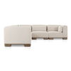 June Classic L-shaped Modular Sectional Oatmeal, Sectional Sofa by Moe's Home, 115" width x 30" height x 115" depth thumbnail 3