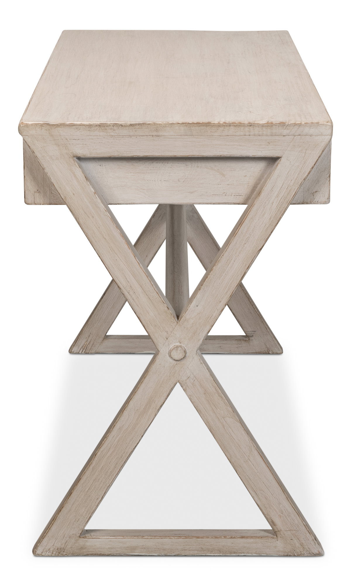 Kitchen Desk  Stone Grey, by Sarreid, 1'10" length x 4'3" width x 2'8" height View 4