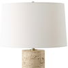 Aubrey Travertine Table Lamp, by Uttermost, 16" width x 24.5" height x 16" depth thumbnail 6