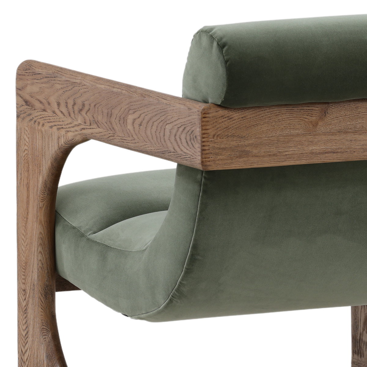 Bridges Occasional Chair Sage, Accent Chair by Dovetail, 24.25" width x 28.95" height x 31.8" depth View 5