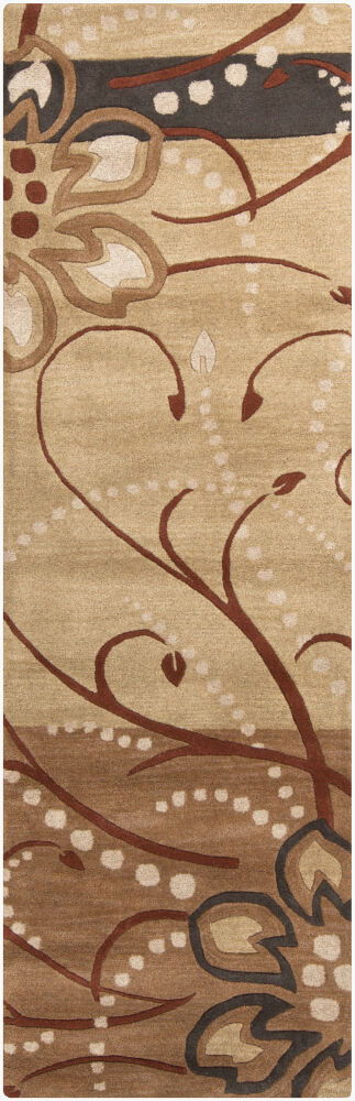 Athena Handmade Rug, by Surya, 8' length x 2'6" width