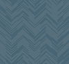 Polished Chevron Blue & Silver Wallpaper thumbnail 0