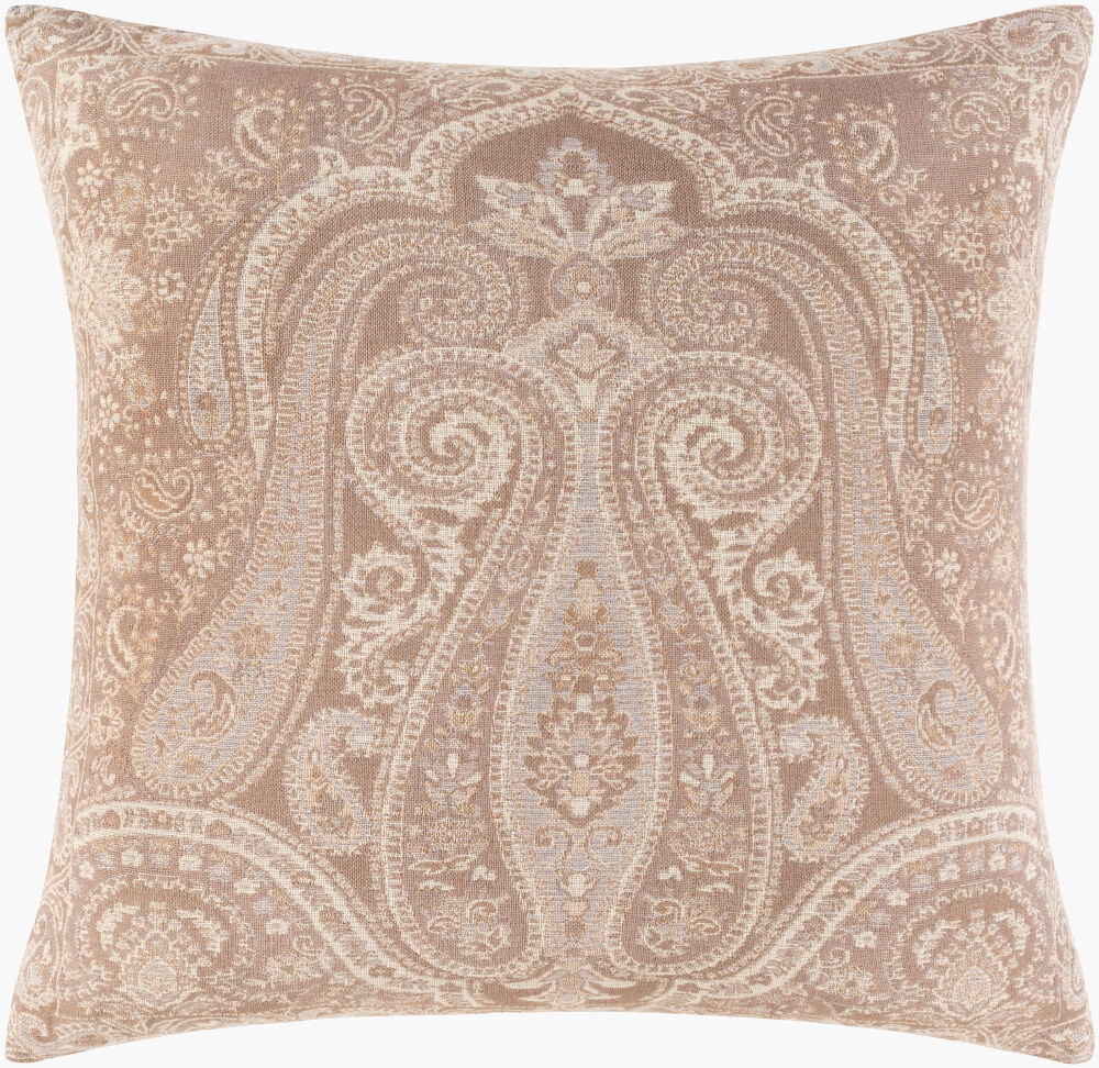 Boteh Accent Pillow, Decorative Pillow by Surya, 20" length x 20" width