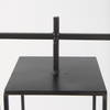 Albus I Large Black Metal Rectangular Table Candle Holder, Candles & Candle Holder by Mercana, 9.25" length x 9.25" width x 23.82" height thumbnail 7
