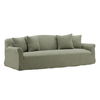 Astrud Sofa Slipcover Forest, Sofas & Sectional by Dovetail, 96" width x 28.35" height x 41.33" depth thumbnail