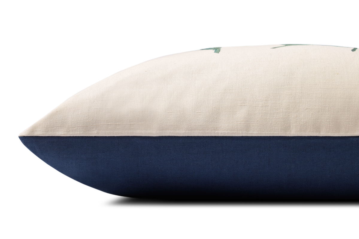 Rifle Paper Co. x Loloi Tulips Pillow, Decorative Pillow, 22" length x 22" width View 4
