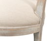 Oval Cane Back S/Chair, Grey Oak, Flax, Dining Chair by Sarreid, 21" length x 24" width x 41" height thumbnail 7
