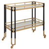 Kentmore Modern Bar Cart, Bar Carts & Cabinet by Uttermost, 32.87" width x 32" height x 17.37" depth thumbnail 5