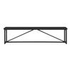 Sierra Bench Black, Benche by Moe's Home, 75" width x 18.25" height x 14" depth thumbnail 1