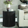 Sequoia Mirrored Drum Table, Side & End Table by Uttermost, 22" width x 25" height x 22" depth thumbnail 2