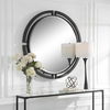 Quadrant Modern Round Mirror, by Uttermost, 45.62" width x 45.62" height x 1.75" depth thumbnail 4