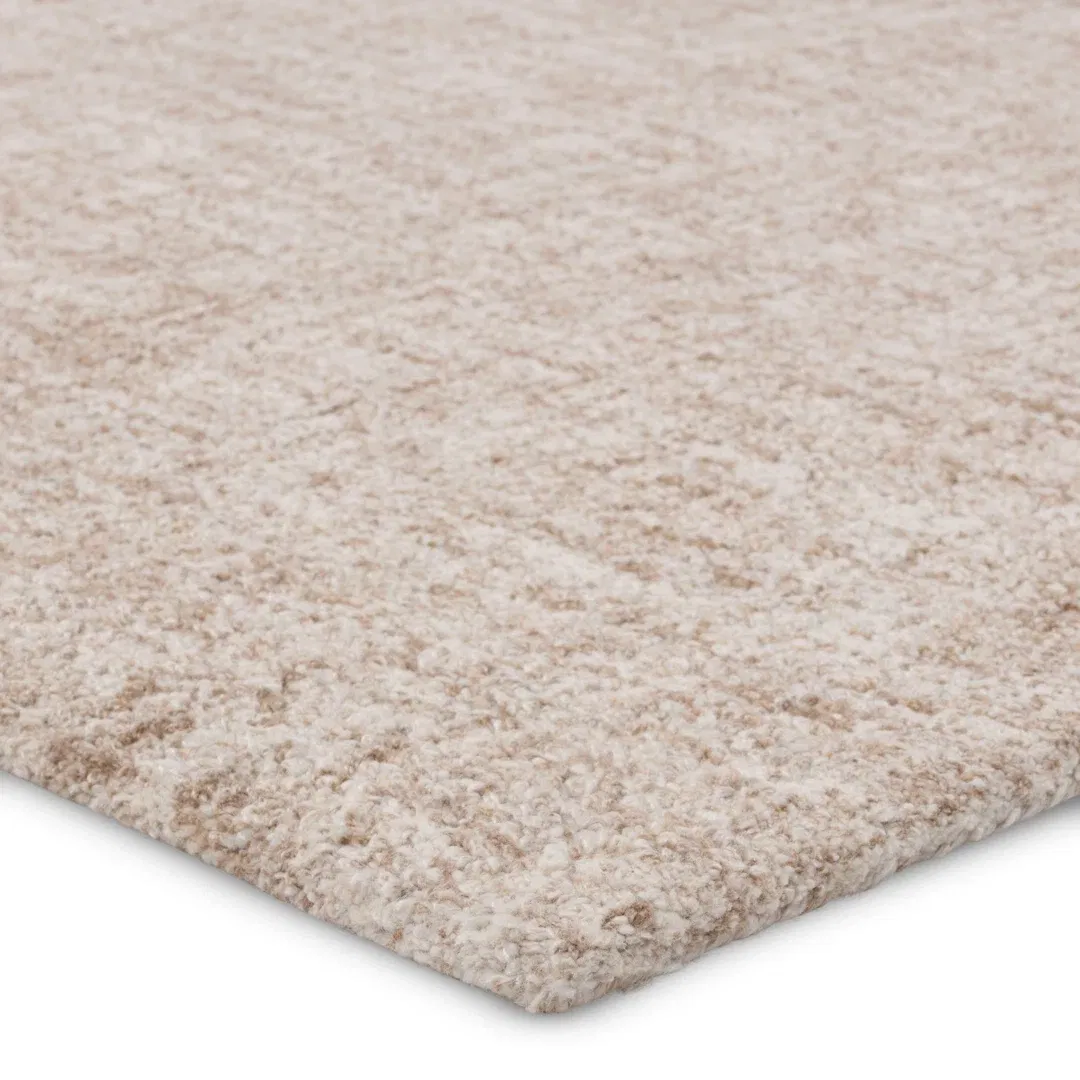 Harding Handmade Indoor/Outdoor Solid Tan/Cream Area Rug (8'X10') large image 