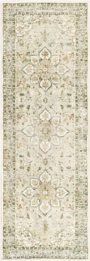 Erin Machine Woven Rug, by Surya, 7'6.94" length x 2'6.71" width