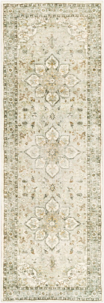 Erin Machine Woven Rug, by Surya, 7'6.94" length x 2'6.71" width