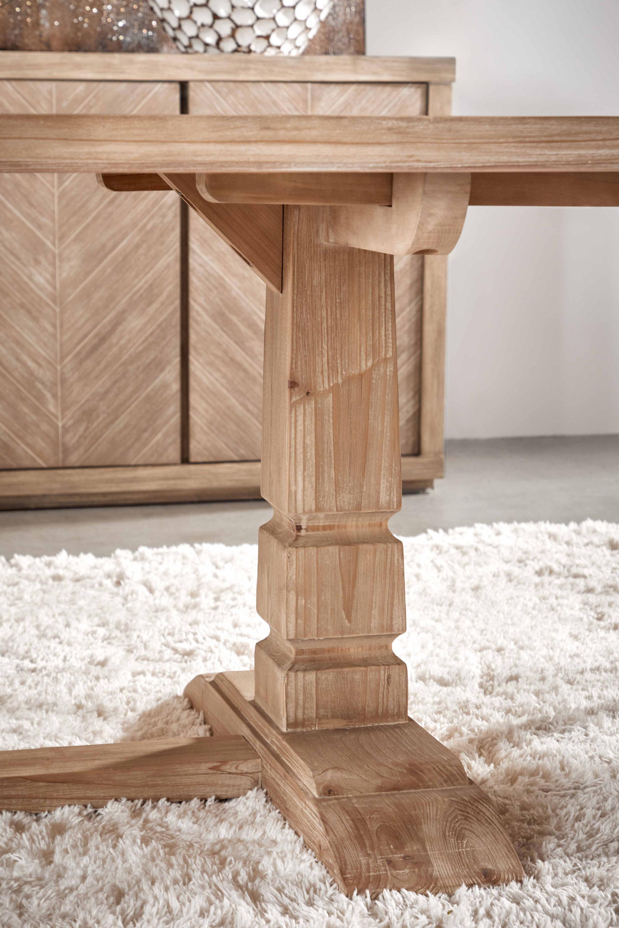 Hayes Extension Dining Table, by Essentials for Living, 86.5" width x 29.75" height x 39.5" depth View 10