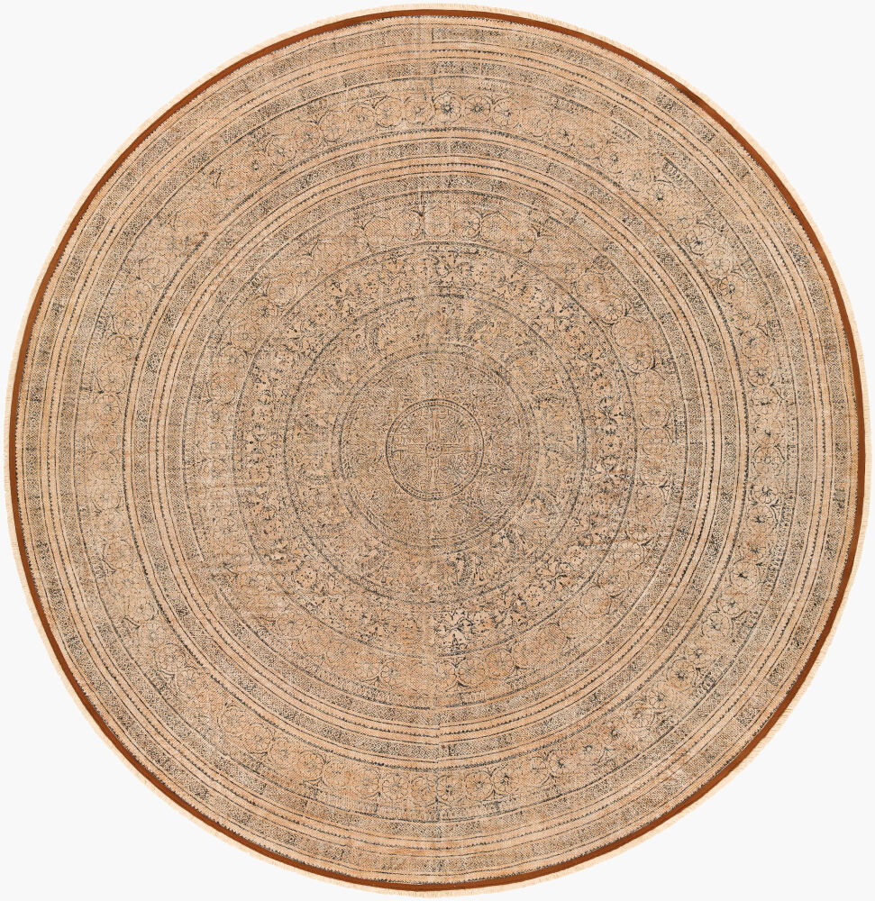 Rajasthan Handmade Rug, by Surya, 1'6" length x 1'6" width