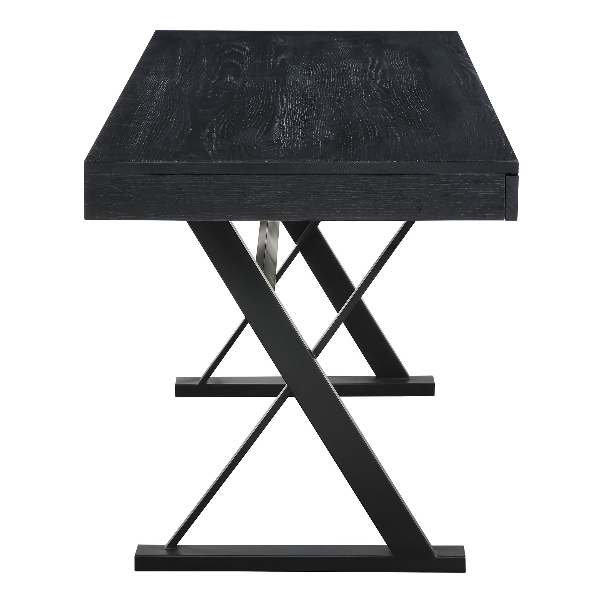 Profecto Desk Black, by Moe's Home, 63" width x 29.5" height x 26" depth View 3