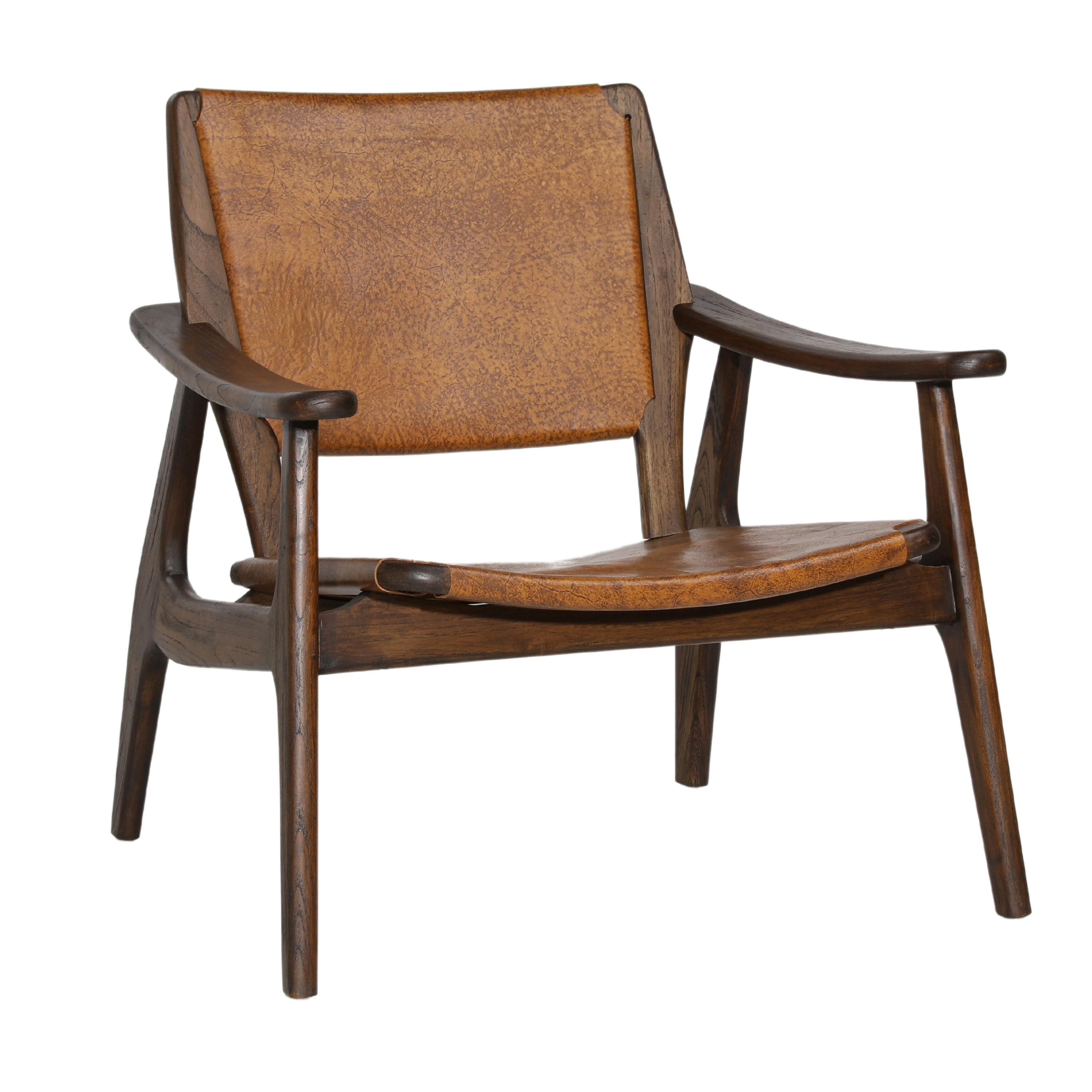 Dania Occasional Chair Brown, Accent Chair by Dovetail, 29.75" width x 31.89" height x 31" depth View 1