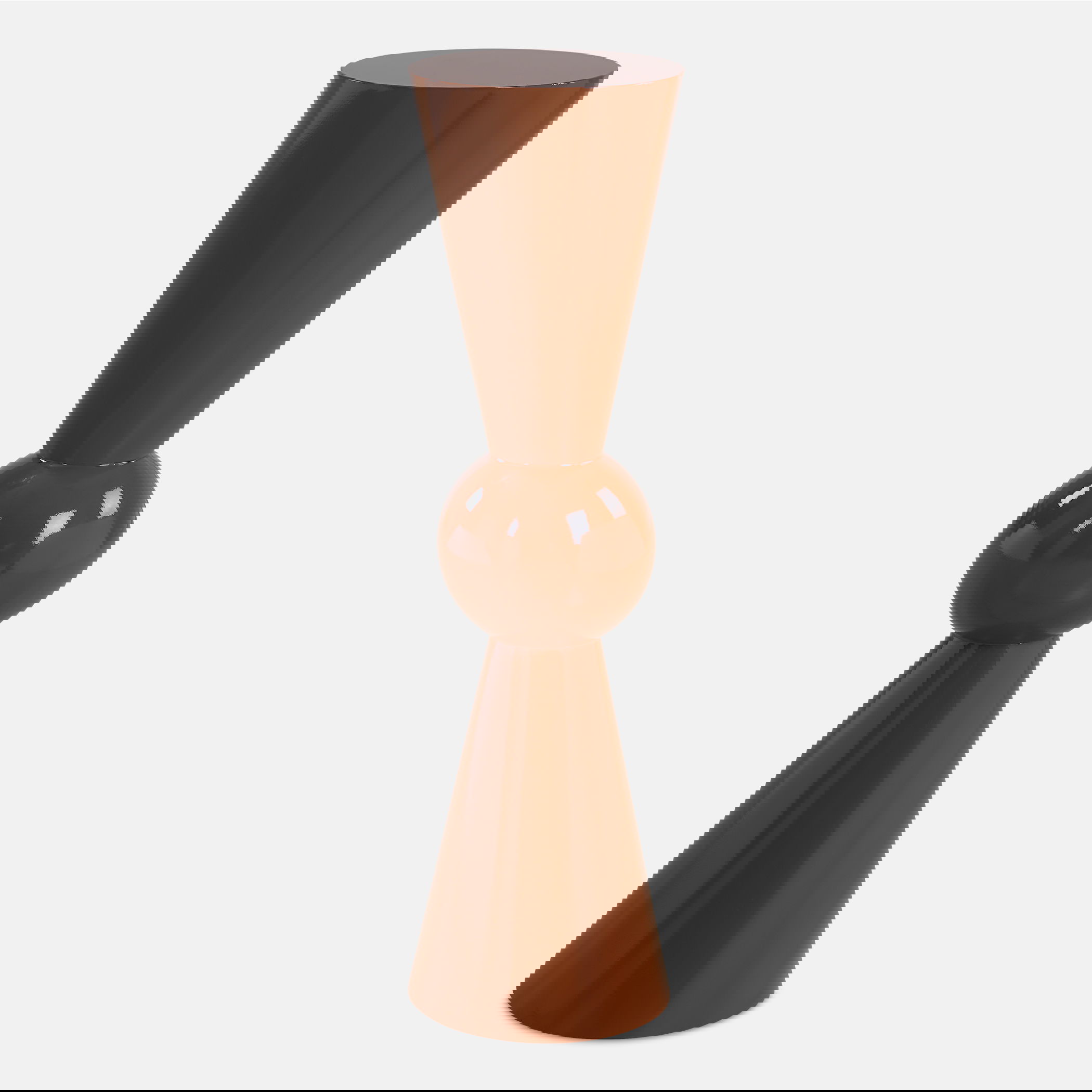 Hepler Gloss Terracotta Drink Table, Furniture by Uttermost, 7" width x 25" height x 7" depth View 1