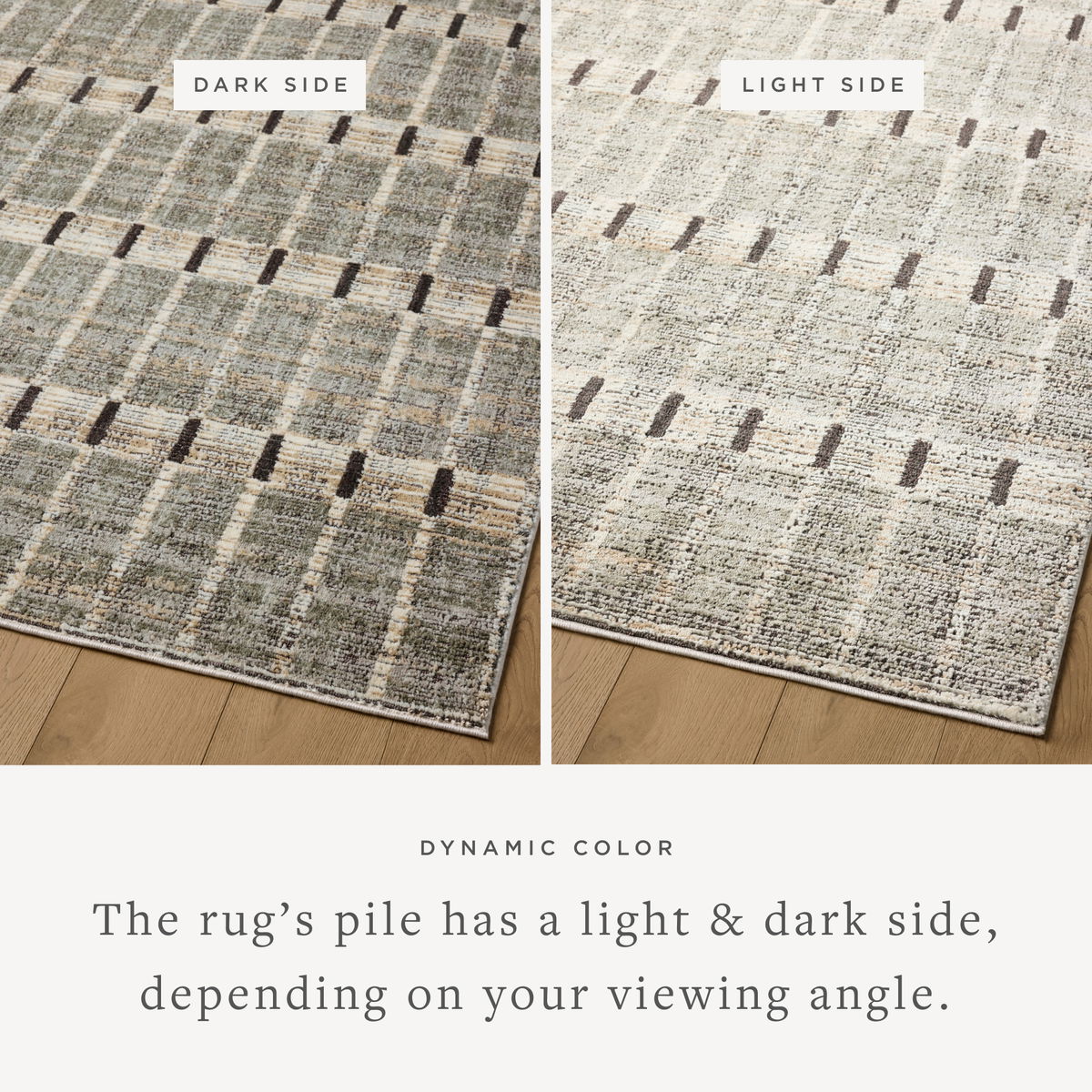 Jeremiah Brent x Loloi Bleecker Rug, 1'6" length x 1'6" width View 3