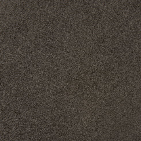 Tyson Backless 31in Seat Bar Stool | Brown/Gray Suede with Black Metal