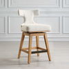 Klismos Off-White Fabric Counter Stool 3 Klismos Off-White Fabric Counter Stool thumbnail 3