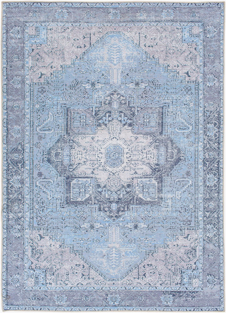 Amelie Machine Woven Rug, by Surya, 1'3.75" length x 1'3.75" width