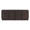 Urias Sideboard Dark Brown, Sideboards & Buffet by Dovetail, 78.75" width x 29.62" height x 17.75" depth thumbnail 4